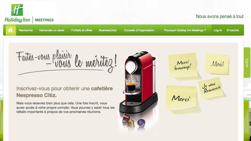 Holiday Inn - Nespresso