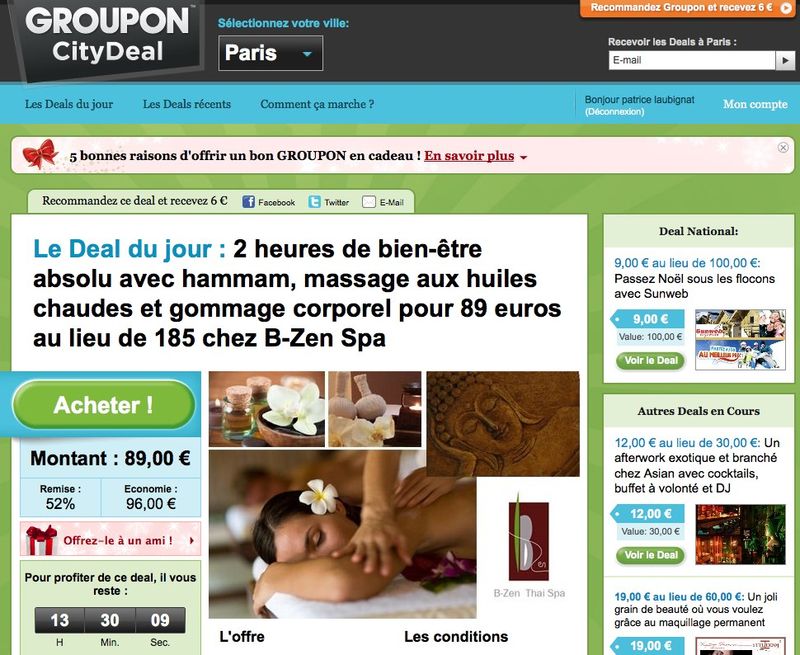 Groupon france