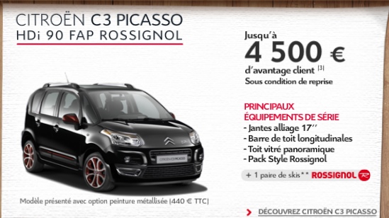 Citroën Rossignol promo