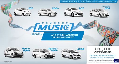 Peugeot music