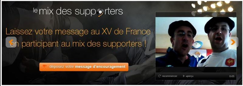 EnsembleavecleXVdefrance supporters