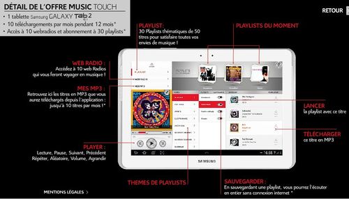 Offre music touch citroen