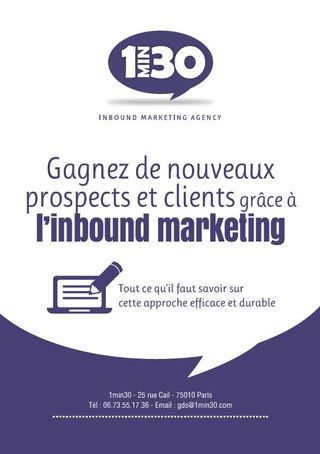 Couv inbound marketing par 1min30