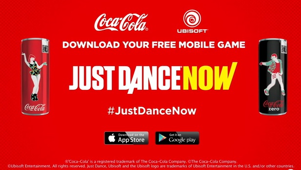 Coca-cola ubisoft just dance now