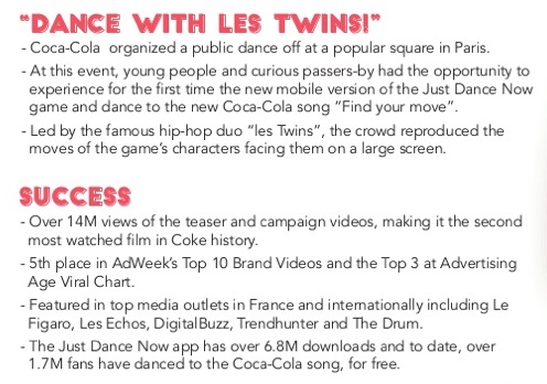 Dance with les twins coca-cola results